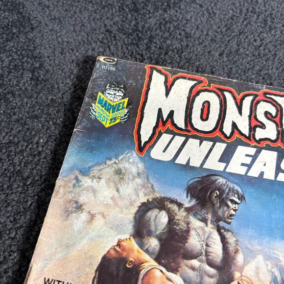 Monsters Unleashed! #2 Sept 1973 - Marvel Curtis Comics - Frankenstein - Vintage - Picture 2 of 9